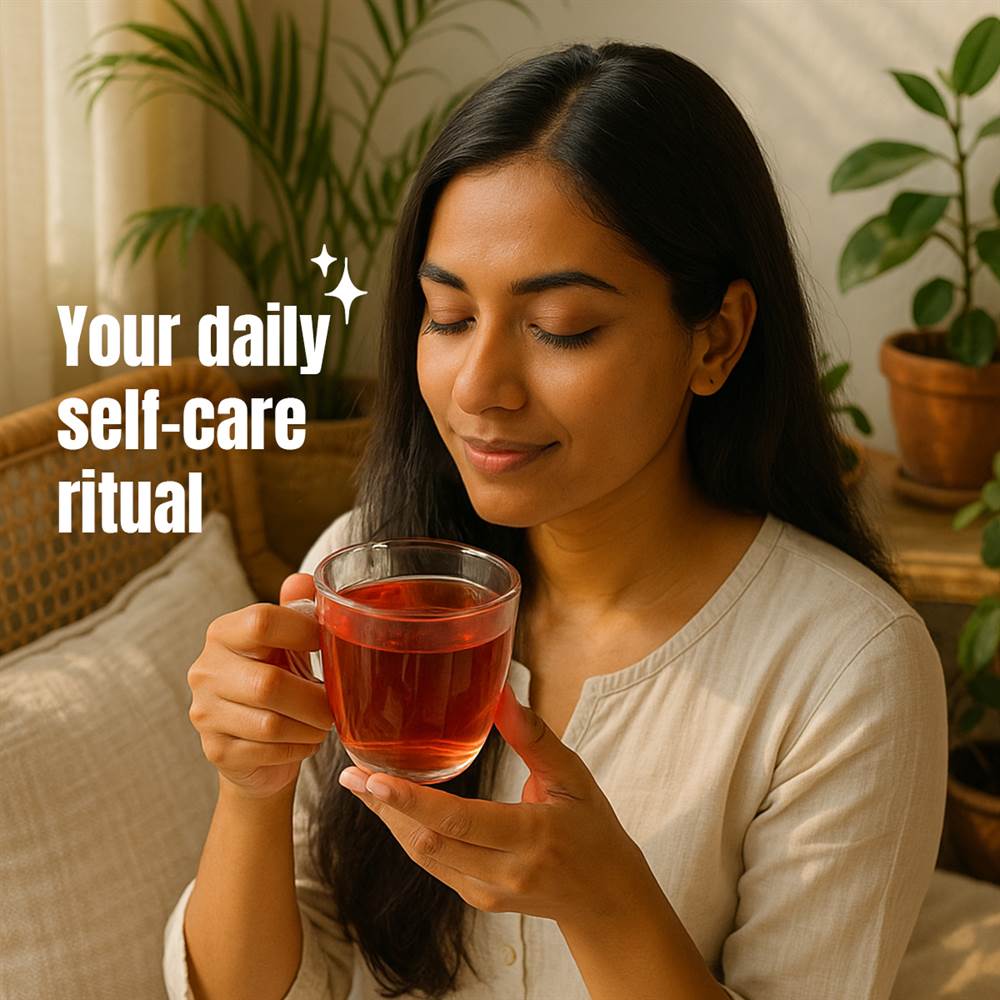 Strawberry Herb Bliss – Fruity Green Tea with Hibiscus & Lemongrass - Image 4