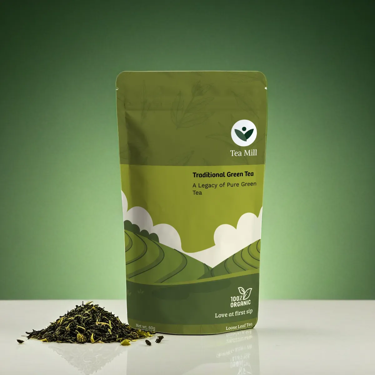 TRADITIONAL GREEN TEA FINAL Traditional Green Tea – Classic Loose Leaf Wellness - Image 1