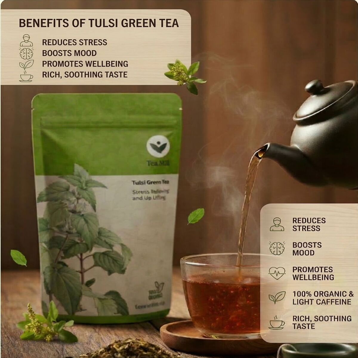 Tulsi Green Tea – Pure Wellness in Every Sip - Image 4