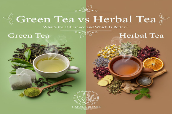 Green Tea vs Herbal Tea Differences Comparison