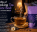 Tea before bed for better sleep Tea Mill herbal tea