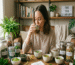 perfect tea for mood and lifestyle with green and herbal tea