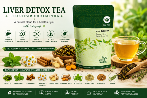Best Detox Tea in 2026 – Tea Mill Liver Detox Tea